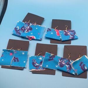 5ct MTV MoonMan Fabric Earrings